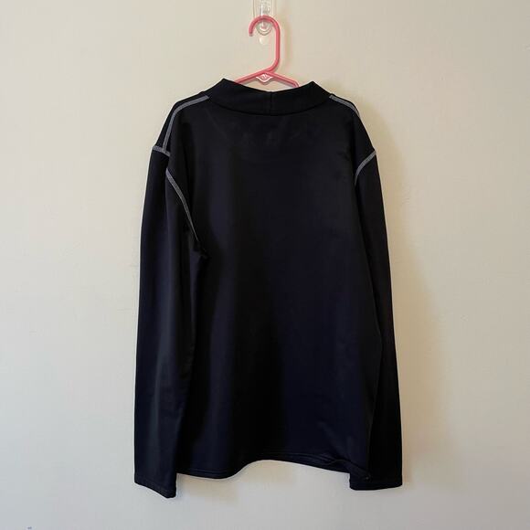 Starter M (38-40) black long sleeve top workout athletic turtleneck polyester - Picture 5 of 7